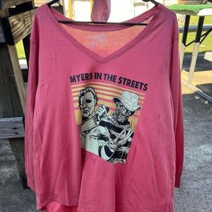 Freddy krueger and michael myers shirt halloween